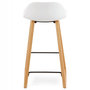 Voir la diapositive 5 : Paris Prix Tabouret de Bar  Sliven  86cm Blanc & Naturel