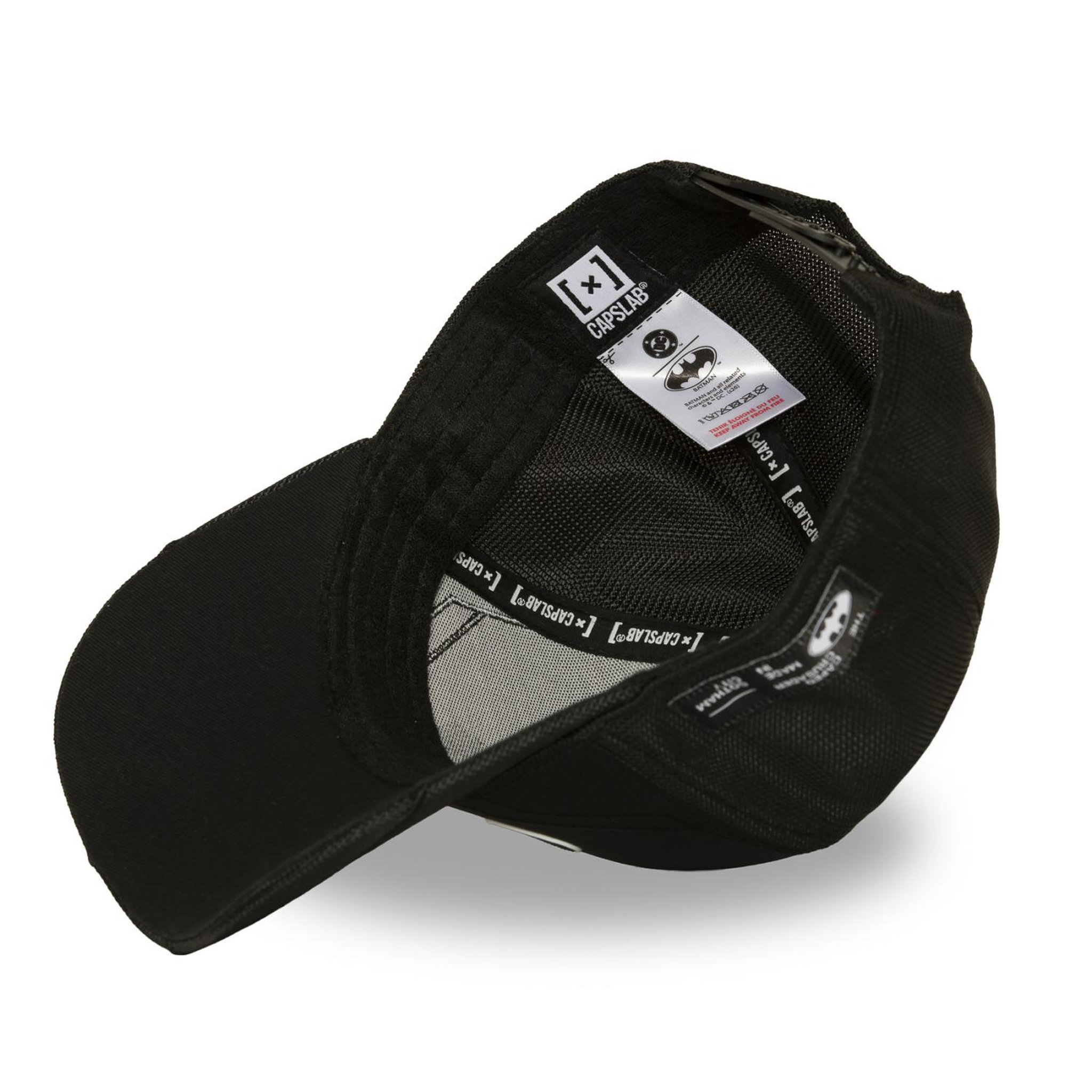 Voir la diapositive 5 : CAPSLAB Casquette trucker premium filet et logo pu dc comics batman tec