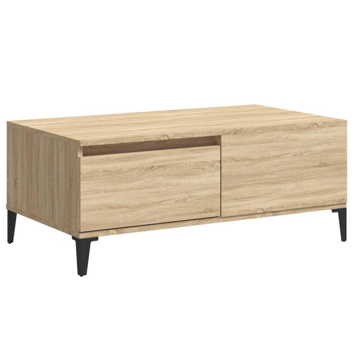 VIDAXL Table basse Chene sonoma 90x50x36,5 cm Bois d'ingenierie