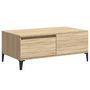 Voir la diapositive 2 : VIDAXL Table basse Chene sonoma 90x50x36,5 cm Bois d'ingenierie