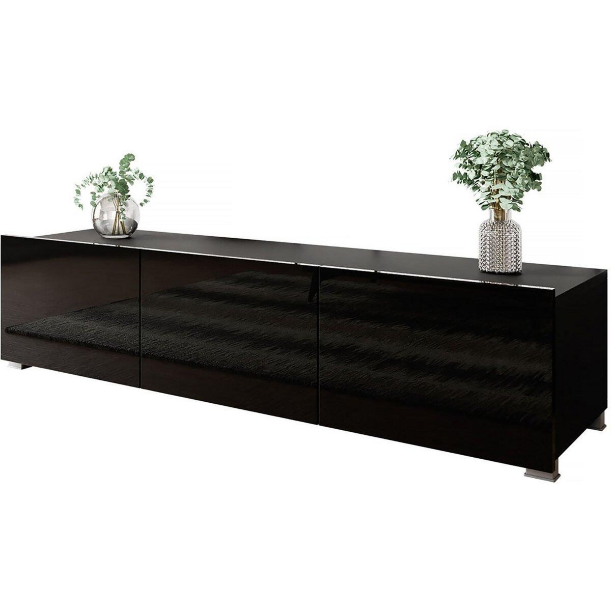 Habitat et Jardin Meuble TV  Bralani 150  - 150 x 43 x 37 cm - Noir