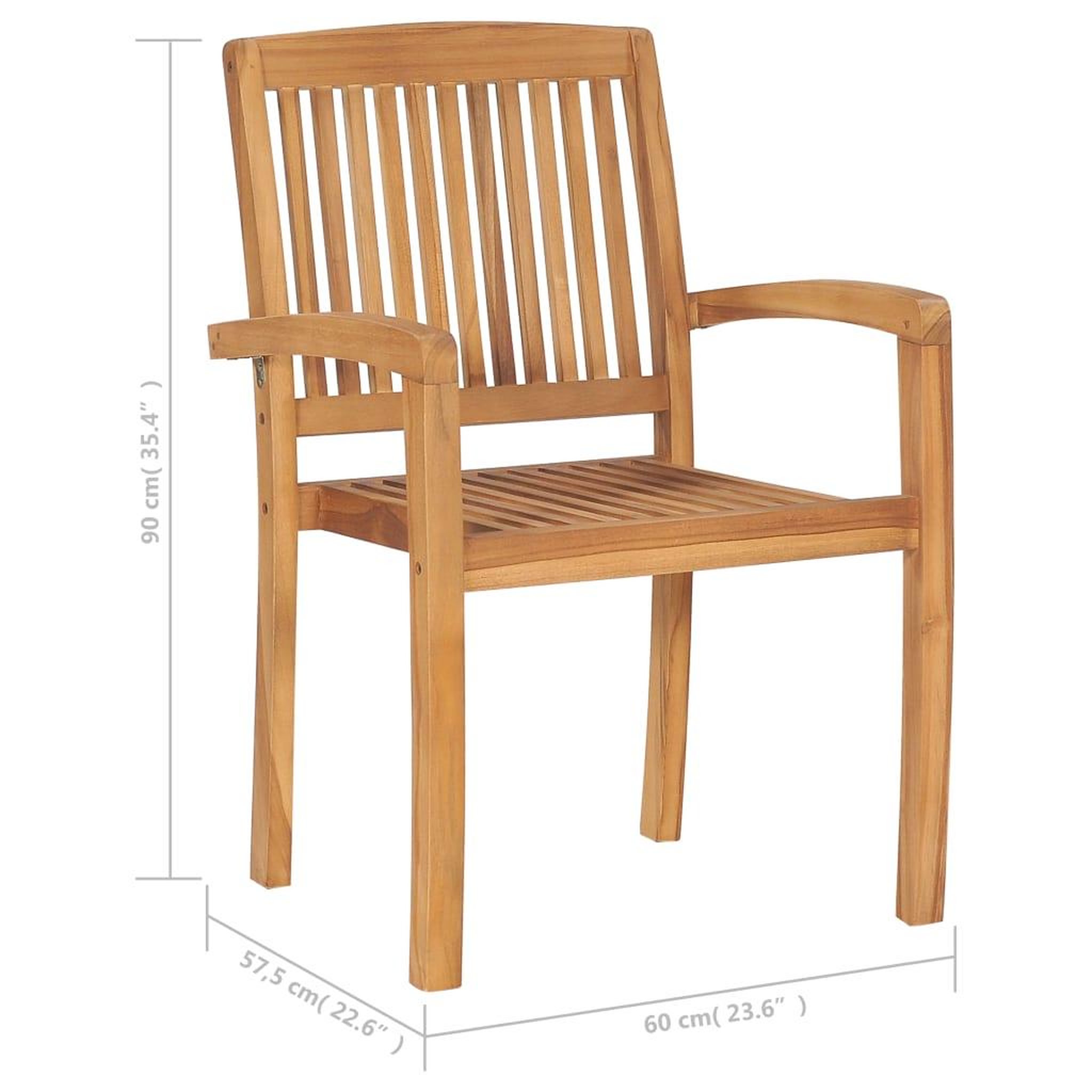 Voir la diapositive 6 : VIDAXL Chaises de jardin lot de 2 et coussins rouge Bois teck massif