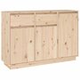 Voir la diapositive 2 : VIDAXL Buffet 110x34x75 cm bois massif de pin