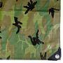 Voir la diapositive 2 :  Bâche camouflage 130g/m2 Werkapro 4x5m
