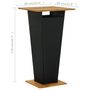Voir la diapositive 6 : VIDAXL Ensemble de bar de jardin 3 pcs Noir