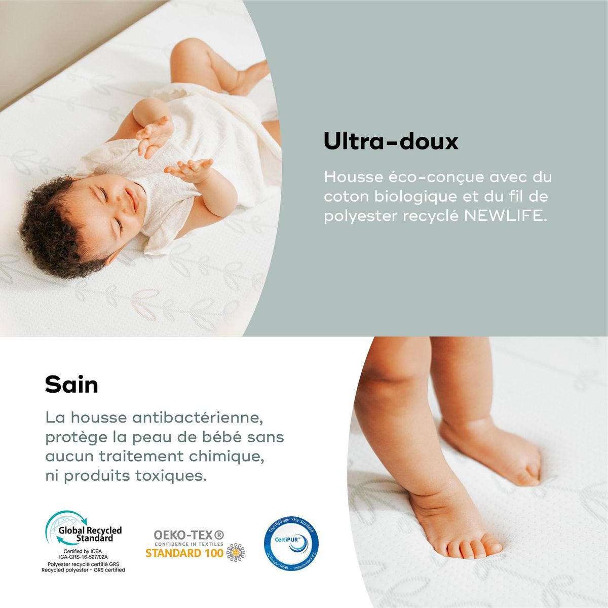 BABYMOOV COSY'LITE ANTIBACTERIEN
