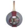 Voir la diapositive 3 : FIVE Wok en Aluminium  Nature  28cm Gris