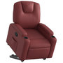 Voir la diapositive 3 : VIDAXL Fauteuil inclinable Rouge bordeaux Similicuir
