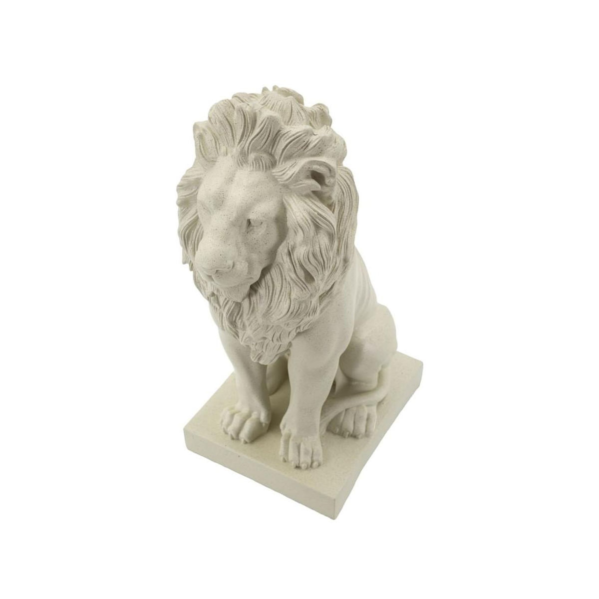 Paris Prix Statuette Déco Lion  Stons  40cm Crème