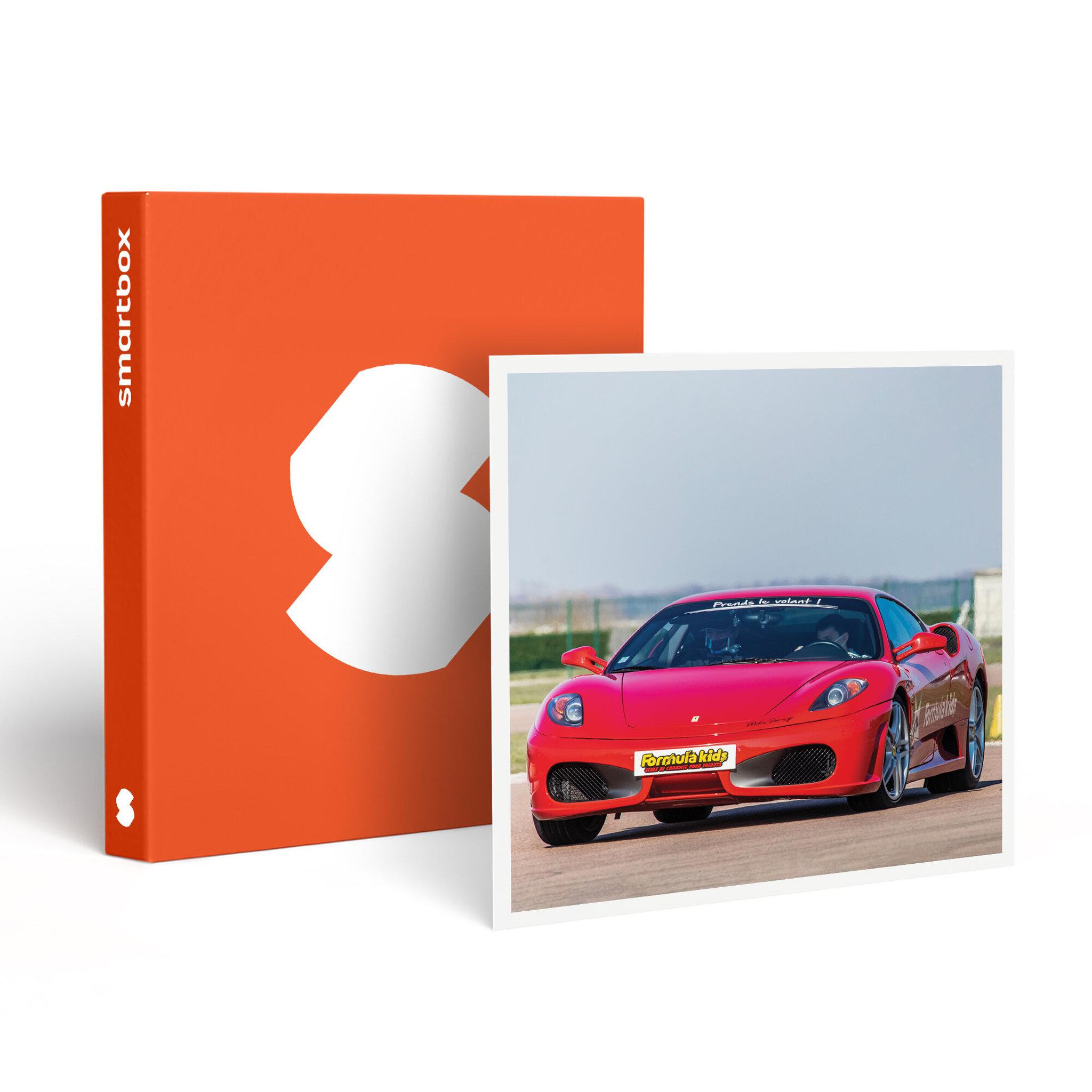Smartbox Stage pilotage enfant : 5 ou 6 tours de circuit au volant d'une ferrari f430 - coffret cadeau sport & aventure