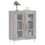 Voir la diapositive 3 : VIDAXL Buffet sonoma gris 69,5x34x90 cm bois d'ingenierie