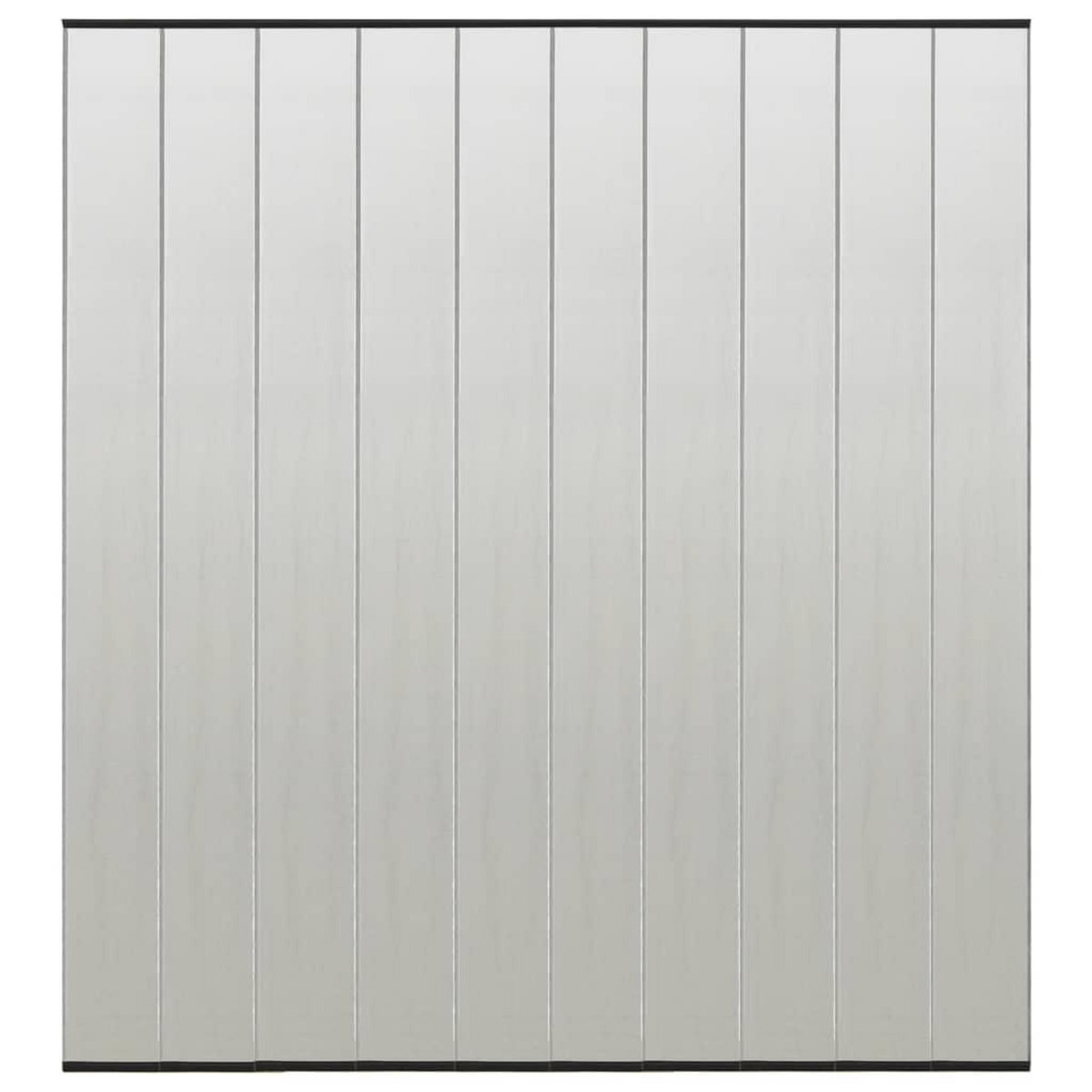 VIDAXL Moustiquaire de porte rideau en maille 10 pcs Noir 240x240 cm