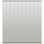 VIDAXL Moustiquaire de porte rideau en maille 10 pcs Noir 240x240 cm
