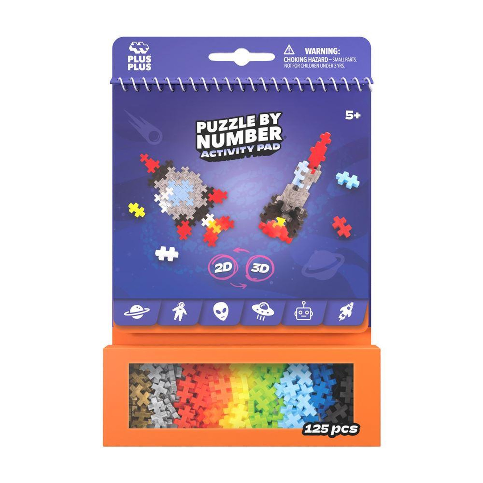PlusPlus Jeu de construction Plus Plus Bloc d activité Espace 125 pièces