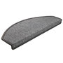Voir la diapositive 3 : VIDAXL Tapis d'escalier 10 pcs 65x24x4 cm Gris fonce
