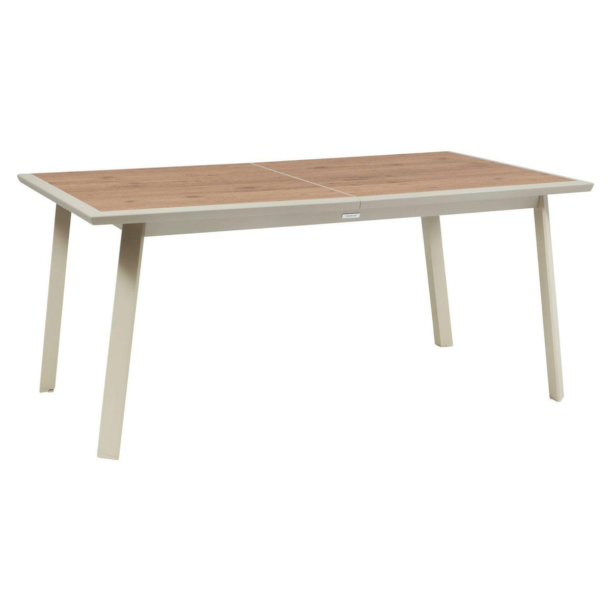 HESPERIDE Table de jardin extensible en aluminium effet bois 10 places PAVANE