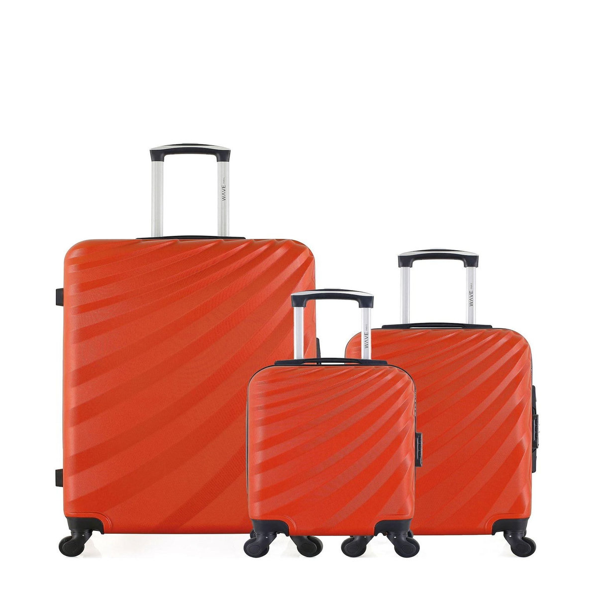 WAVE PARIS WAVE PARIS - LOT DE 3 - Valises grand format, cabine et cabine XXS DANUBE