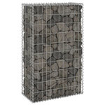 VIDAXL Mur en gabion avec couvercles Acier galvanise 60x30x100 cm