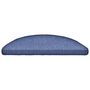 Voir la diapositive 3 : VIDAXL Tapis d'escalier 30 pcs bleu 56x17x3 cm