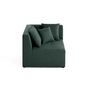 Voir la diapositive 6 : LISA DESIGN Amalfi - module d'angle réversible - en tissu