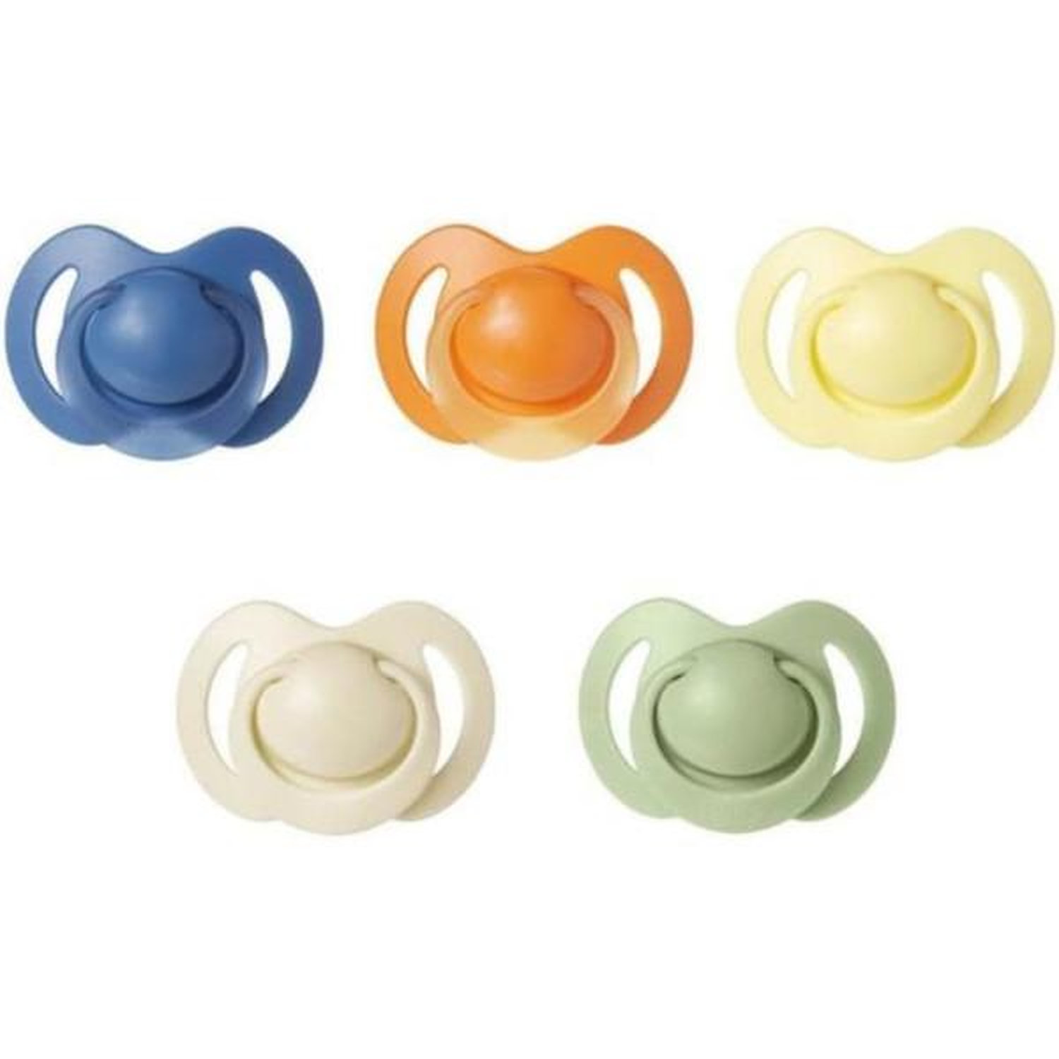 Lot de 5 sucettes orthodontiques NUBY Silicone 18 Multicolores - vue 3