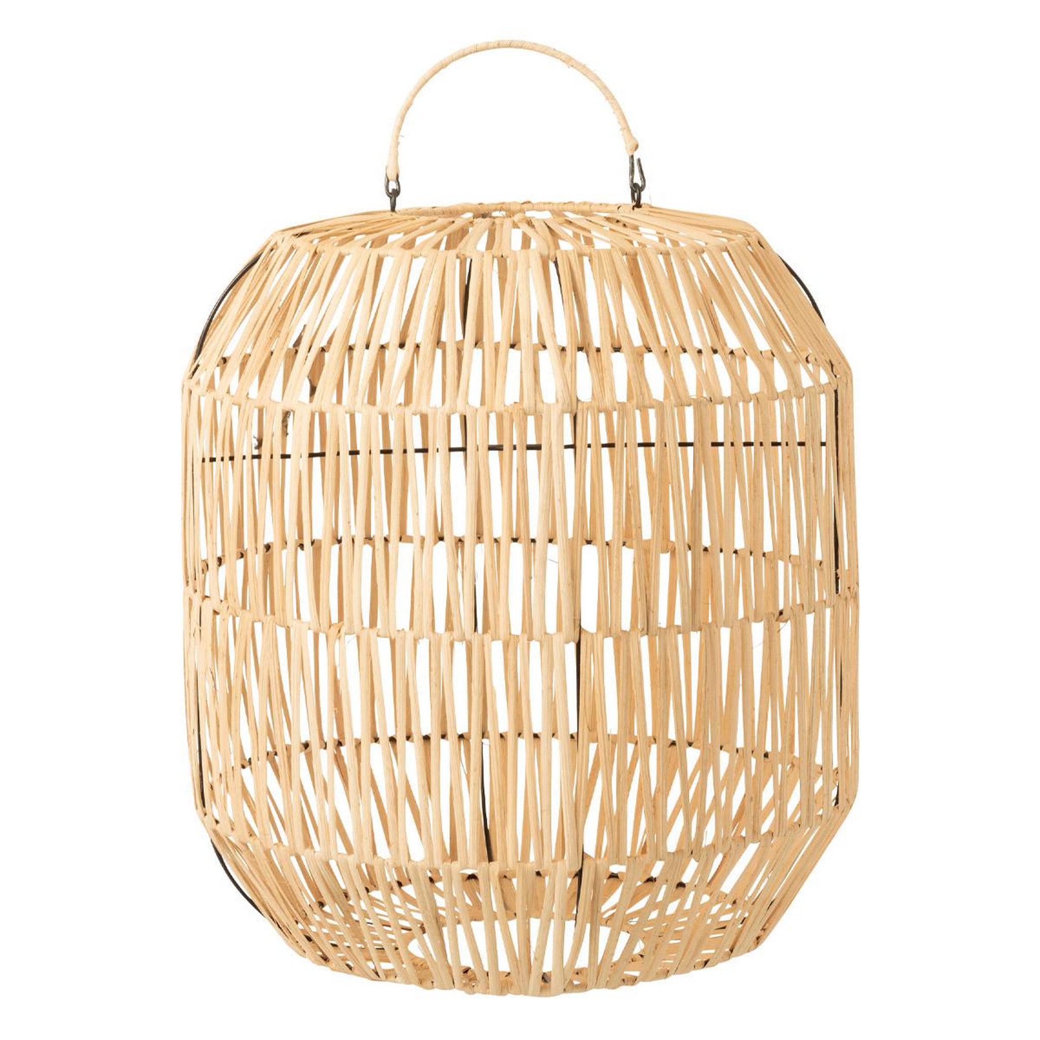 Voir la diapositive 1 : J-LINE Abat-Jour Déco  Rotin  35cm Naturel