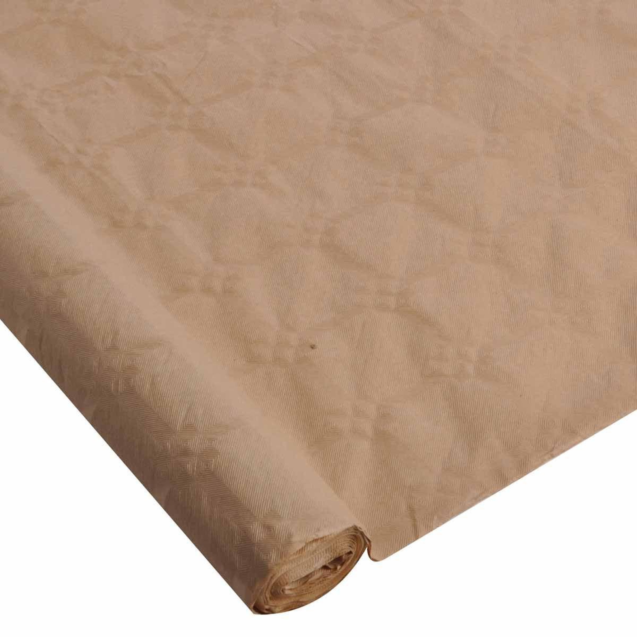 HOMEA Nappe papier  damassée  1,18x5m naturel