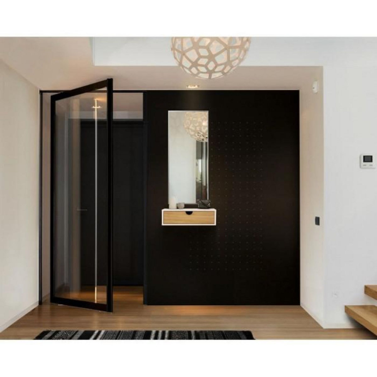 Paris Prix Chevet Mural Design en Bois  Tafar  40cm Blanc