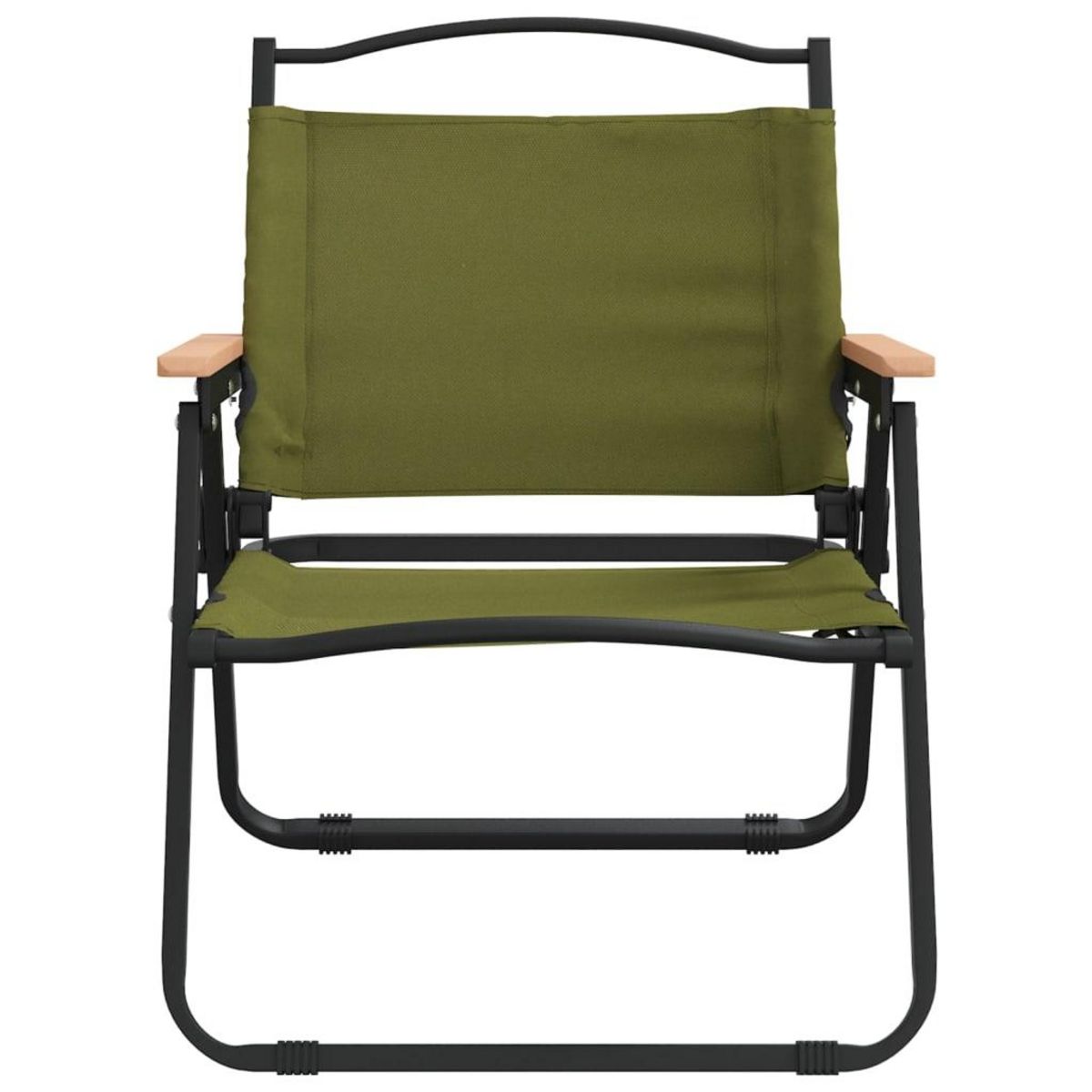 VIDAXL Chaises de camping lot de 2 Vert 54x43x59 cm Tissu Oxford
