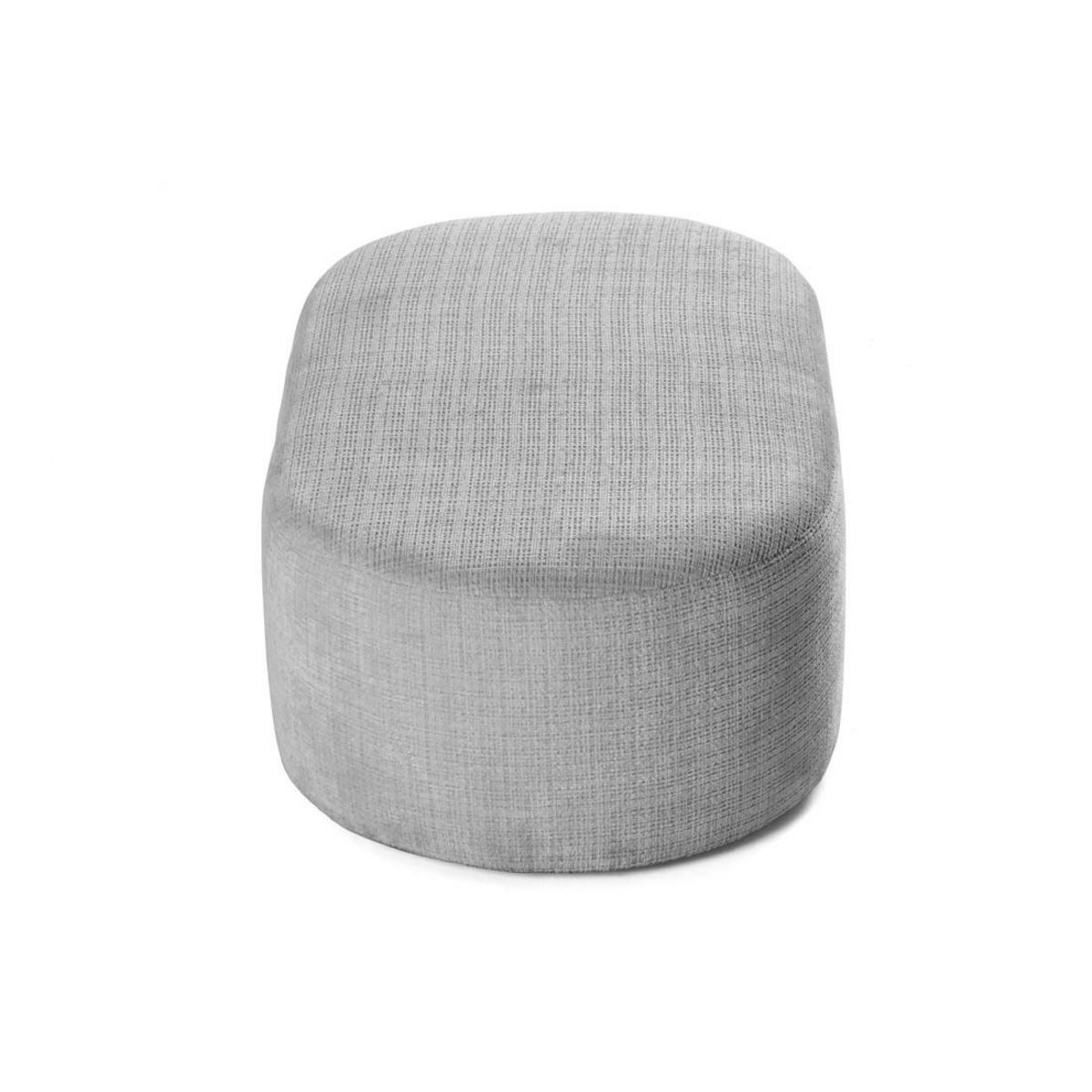 BEST MOBILIER Miro - pouf en velours texturé