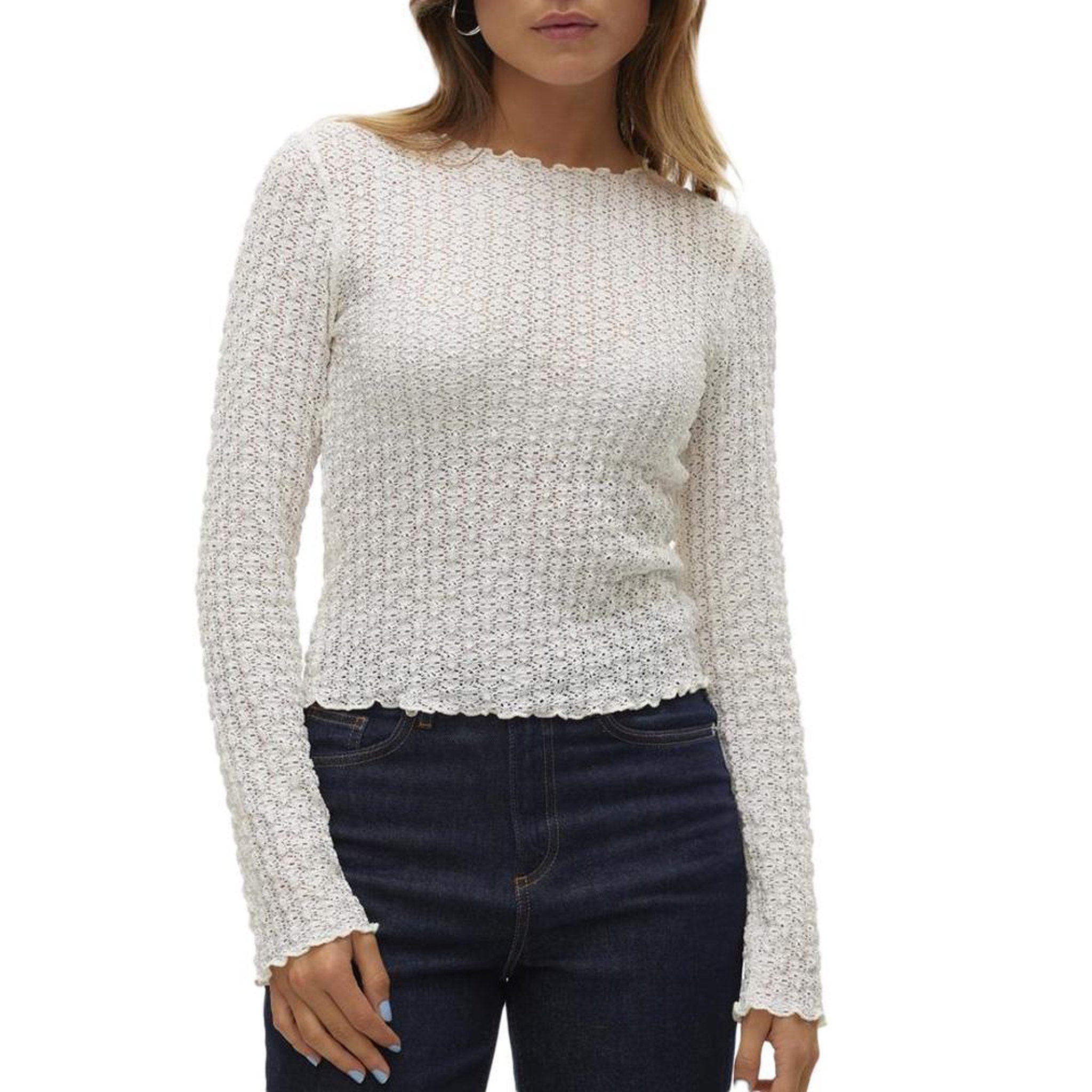 Vero Moda Top Ecru Femme Vero Moda Shelby. Coloris disponibles : Beige