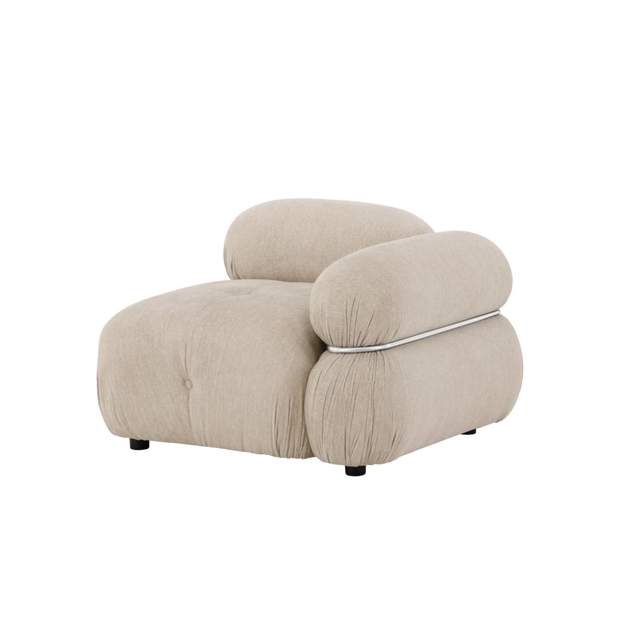 Voir la diapositive 4 : Paris Prix Module canapé d'angle gauche  mika  95cm beige