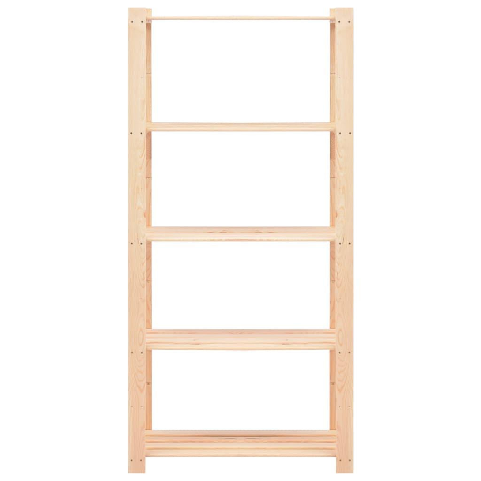 Voir la diapositive 3 : VIDAXL Etagere de stockage 5 niveaux 80x38x170 cm Pin solide 250 kg