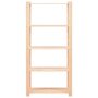 Voir la diapositive 3 : VIDAXL Etagere de stockage 5 niveaux 80x38x170 cm Pin solide 250 kg