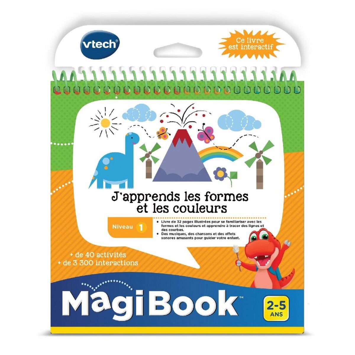 VTECH Livre interactif - J'apprends les Formes et les Couleurs - Magibook
