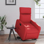 Voir la diapositive 1 : VIDAXL Fauteuil inclinable electrique rouge similicuir