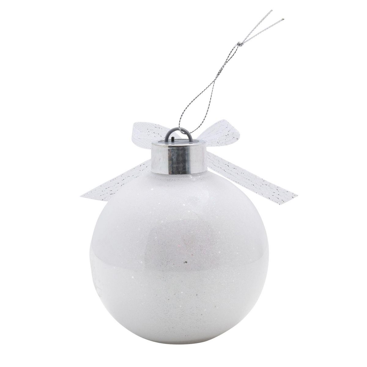 WERKAPRO Boule Papa Noël lumineuse  10 x 8 x 12 cm