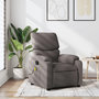 Voir la diapositive 1 : VIDAXL Fauteuil de massage inclinable Taupe Tissu