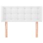 Voir la diapositive 3 : VIDAXL Tete de lit avec oreilles Blanc 103x16x78/88 cm Similicuir