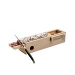 Cave à saucisson bois et acier inoxydable