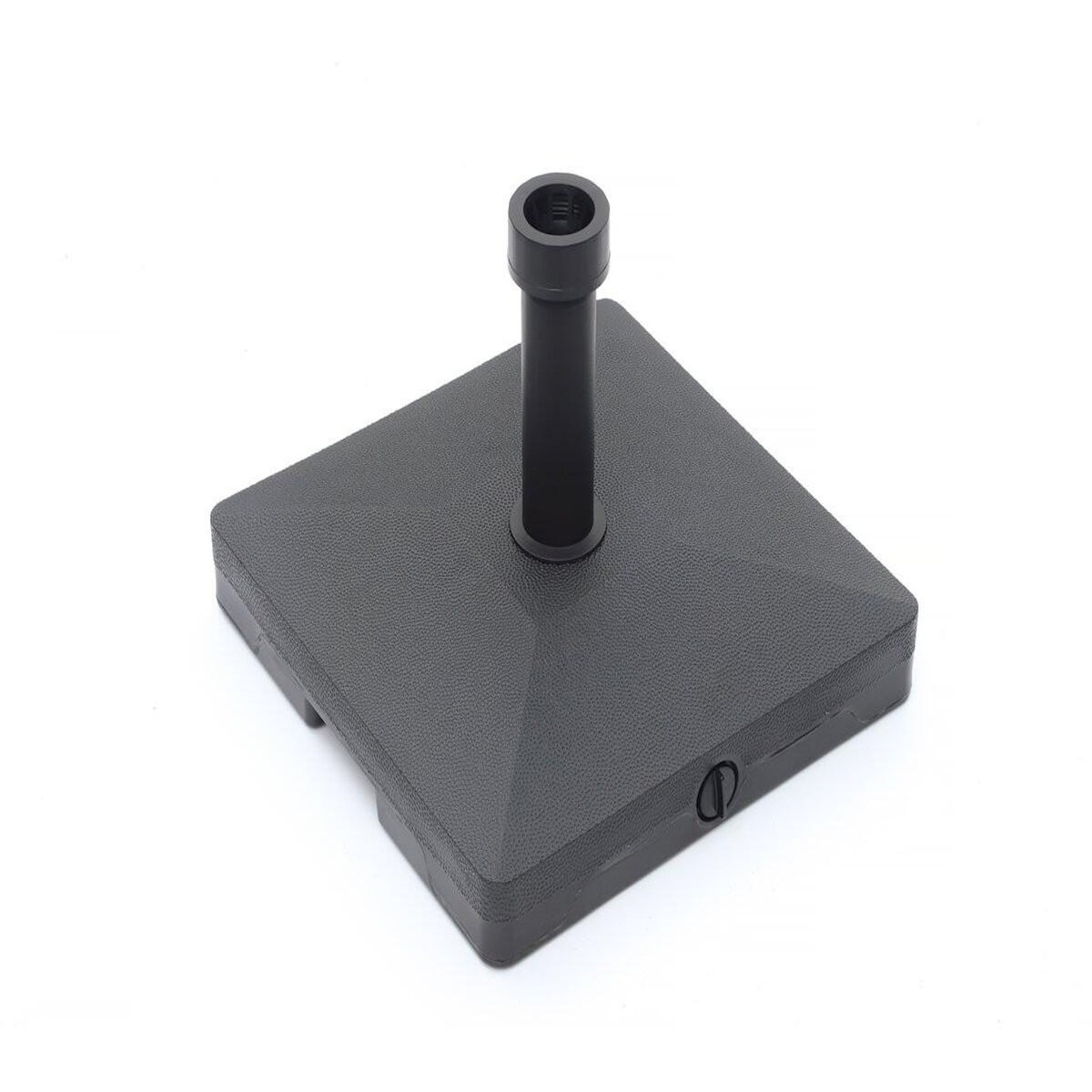 Habitat et Jardin Pieds de parasol a lester 45 x 45 cm avec roulettes - 18 kg - Noir