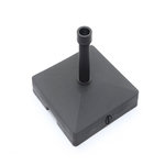 Habitat et Jardin Pieds de parasol a lester 45 x 45 cm avec roulettes - 18 kg - Noir