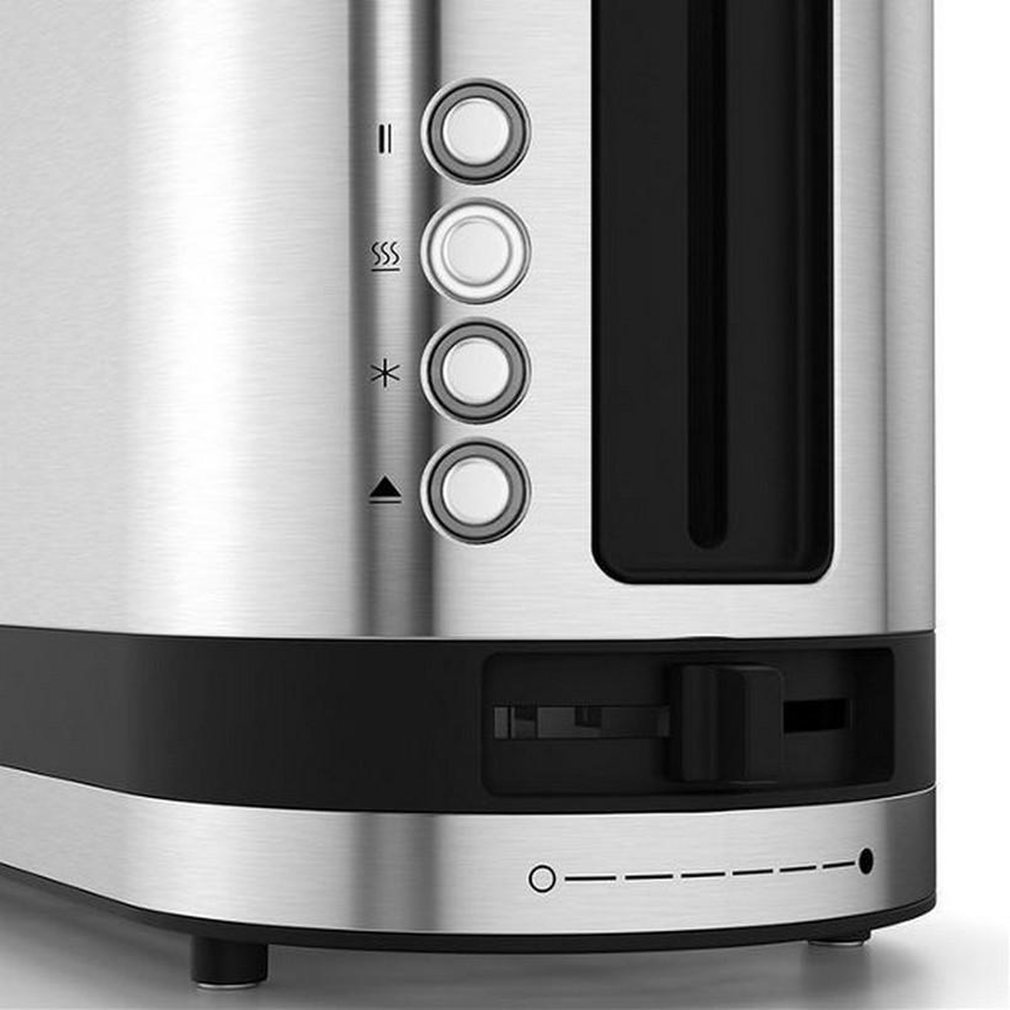 Voir la diapositive 4 : WMF Grille-pains 1 fente 900w inox/noir - 0414120011