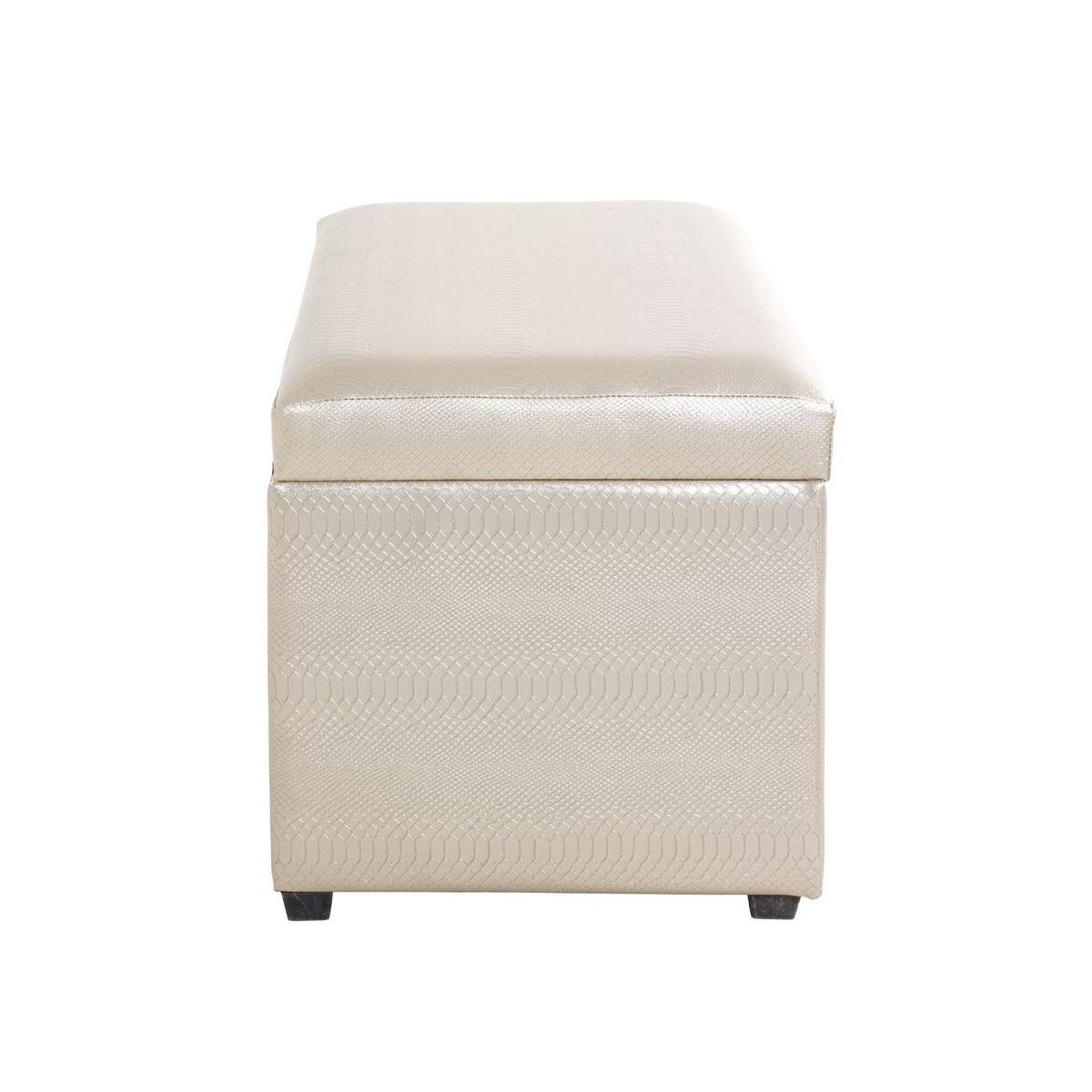 Voir la diapositive 3 : Paris Prix Coffre de Rangement  Hadao  65cm Rose Gold