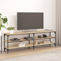 Voir la diapositive 1 : VIDAXL Meuble TV chene sonoma 160x30x50 cm bois d'ingenierie