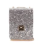 Stella Green Sac Bandoulière Sequins é Stella Green Telephone. Coloris disponibles : Gris