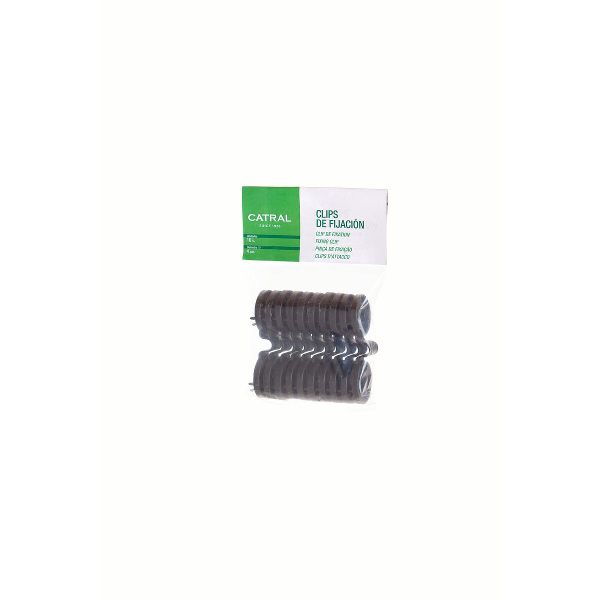 Voir la diapositive 3 : Catral Lot de 10 Clips brise vue