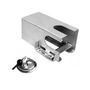 Voir la diapositive 2 : PROPLUS ProPlus Verrou d'accouplement avec serrure 110x110 mm 341325S