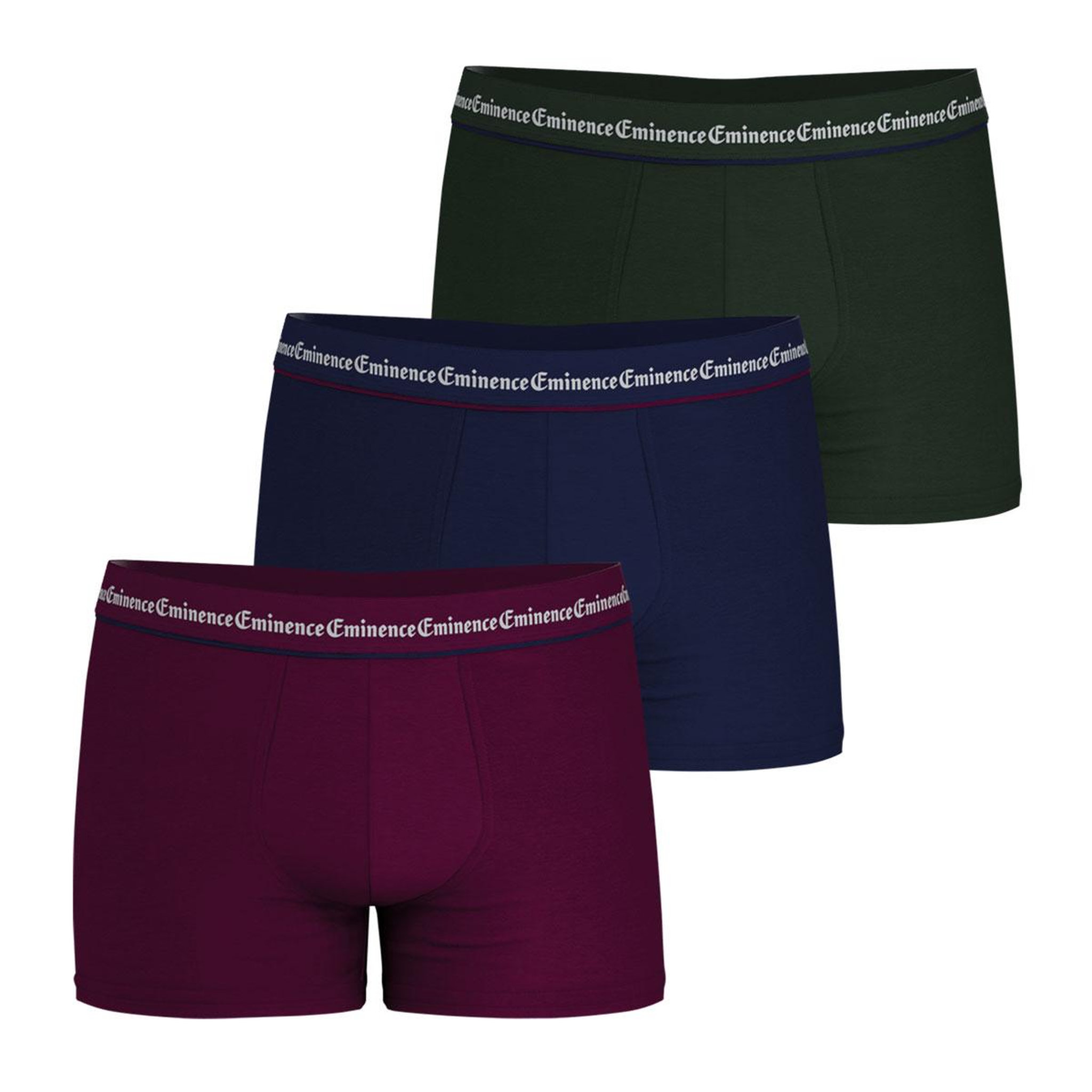 Voir la diapositive 2 : Eminence Lot de 3 boxers homme Business