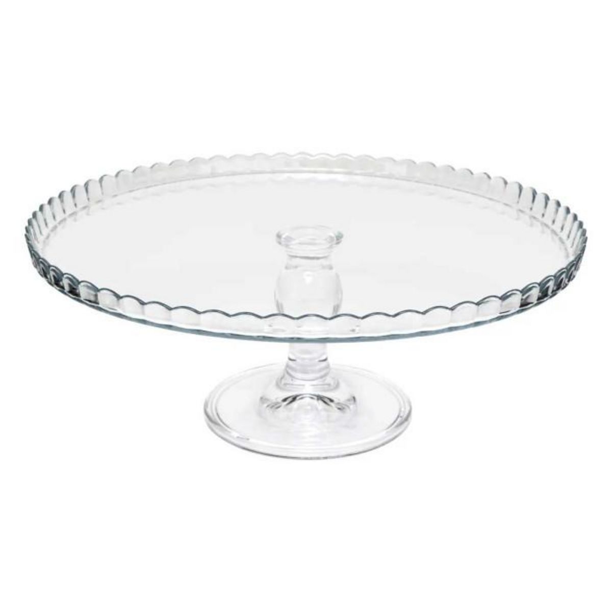 SECRET DE GOURMET Présentoir à Gâteaux sur Pied  Lara  32cm Transparent